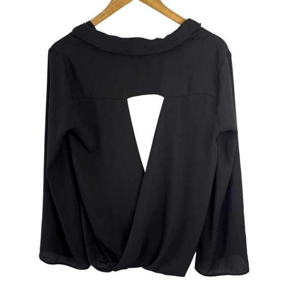 Pink Stitch Open Front & Cut Out Back Top | Size 2 - Picture 2 of 5